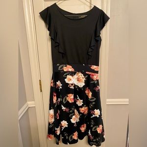 Black Floral Dress